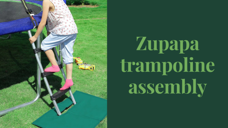 zupapa trampoline assembly