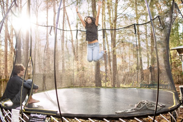 how to measure a trampoline