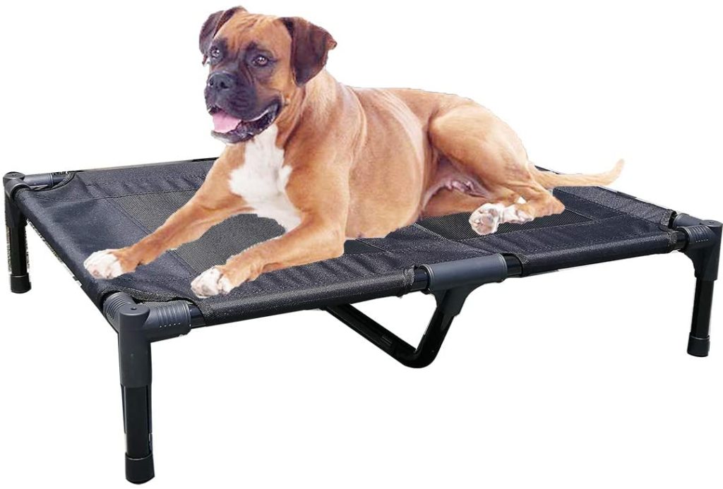 Homeaccy elevated cooling pet dog beds for medium dogs
